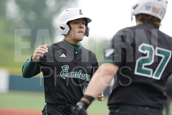 The Eastern Michigan University baseball team compete in the first game of the 2025 MAC Baseball Tournament in Avon, OH on May 21, 2025,  (Photo by:Walt Middleton Photography)
