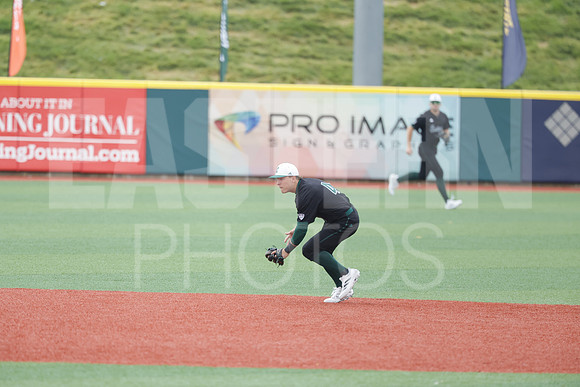 The Eastern Michigan University baseball team compete in the first game of the 2025 MAC Baseball Tournament in Avon, OH on May 21, 2025,  (Photo by:Walt Middleton Photography)