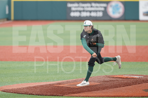The Eastern Michigan University baseball team compete in the first game of the 2025 MAC Baseball Tournament in Avon, OH on May 21, 2025,  (Photo by:Walt Middleton Photography)