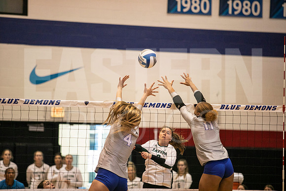 Eastern Michigan University Volleyball compete at the DePaul Invitational vs St Louis University. August 9, 2022