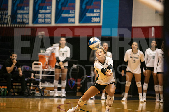 Eastern Michigan University Volleyball compete at the DePaul Invitational vs St Louis University. August 9, 2022