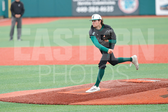 The Eastern Michigan University baseball team compete in the first game of the 2025 MAC Baseball Tournament in Avon, OH on May 21, 2025,  (Photo by:Walt Middleton Photography)