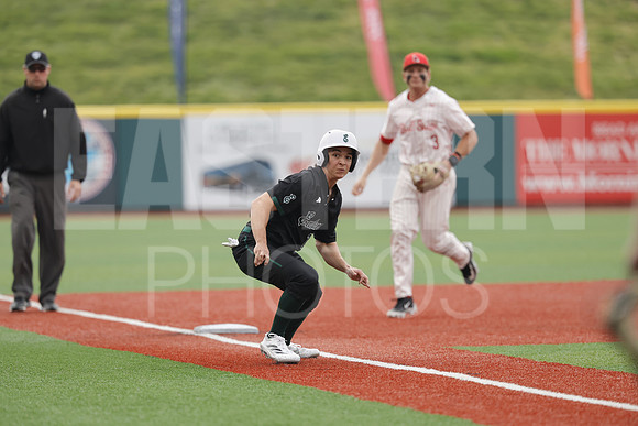 The Eastern Michigan University baseball team compete in the first game of the 2025 MAC Baseball Tournament in Avon, OH on May 21, 2025,  (Photo by:Walt Middleton Photography)
