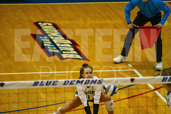 Eastern Michigan University Volleyball compete at the DePaul Invitational vs St Louis University. August 9, 2022