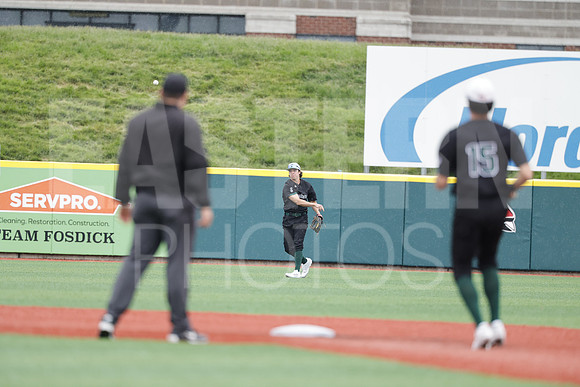 The Eastern Michigan University baseball team compete in the first game of the 2025 MAC Baseball Tournament in Avon, OH on May 21, 2025,  (Photo by:Walt Middleton Photography)