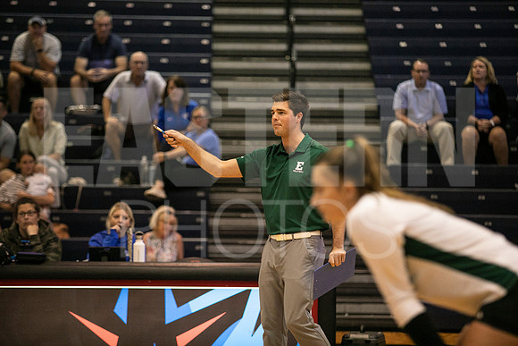 Eastern Michigan University Volleyball compete at the DePaul Invitational vs St Louis University. August 9, 2022