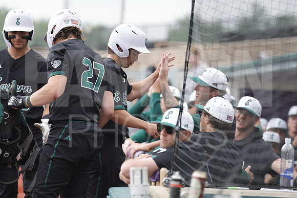 The Eastern Michigan University baseball team compete in the first game of the 2025 MAC Baseball Tournament in Avon, OH on May 21, 2025,  (Photo by:Walt Middleton Photography)