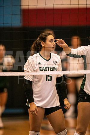 Eastern Michigan University Volleyball compete at the DePaul Invitational vs St Louis University. August 9, 2022