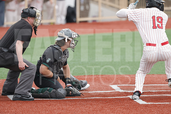The Eastern Michigan University baseball team compete in the first game of the 2025 MAC Baseball Tournament in Avon, OH on May 21, 2025,  (Photo by:Walt Middleton Photography)