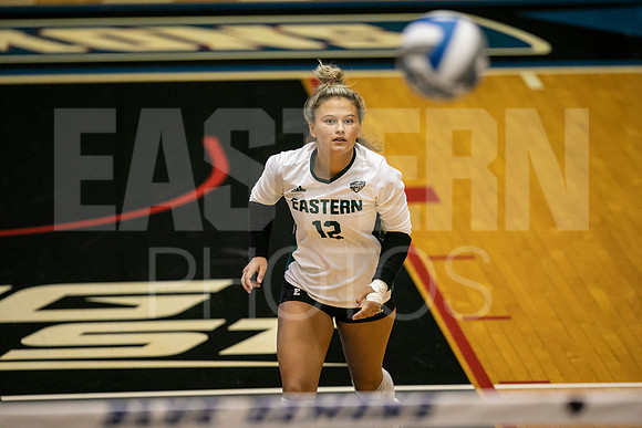 Eastern Michigan University Volleyball compete at the DePaul Invitational vs St Louis University. August 9, 2022