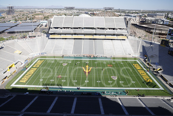 Eastern Michigan University football defeat Arizona State University 30-21 at Sun Devil Stadium, Tempe Arizona. September 17, 2022. (Photo by: Walt Middleton)