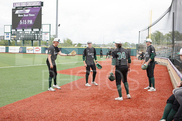 The Eastern Michigan University baseball team compete in the first game of the 2025 MAC Baseball Tournament in Avon, OH on May 21, 2025,  (Photo by:Walt Middleton Photography)