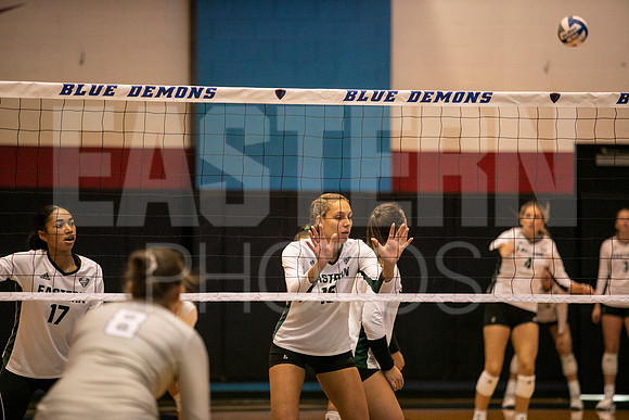 Eastern Michigan University Volleyball compete at the DePaul Invitational vs St Louis University. August 9, 2022