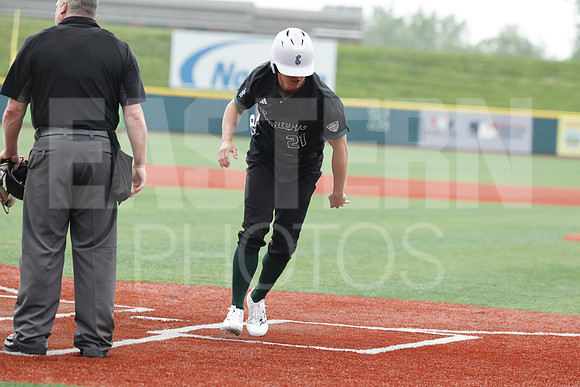 The Eastern Michigan University baseball team compete in the first game of the 2025 MAC Baseball Tournament in Avon, OH on May 21, 2025,  (Photo by:Walt Middleton Photography)